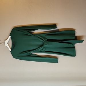 Tiana B. Sweater Dress Large Green